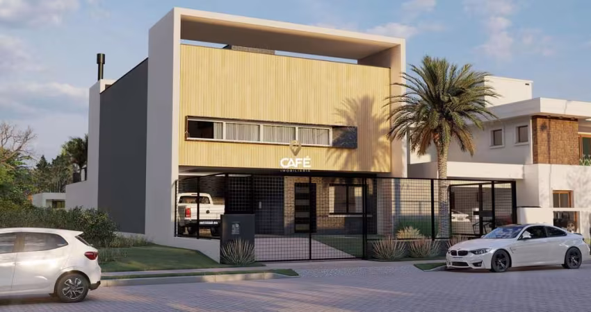 Casa alto padrão em construção no Bairro São José.