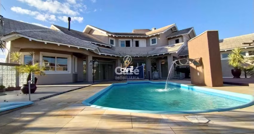 Casa, 4 Dormitórios, 4 Suítes, 7 Banheiros, 4 Vagas, Piscina, Lareira, Espaço Go