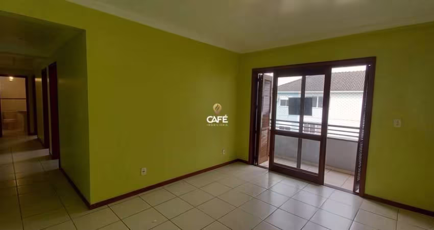Apartamento dois dormitórios, duas sacadas e uma vaga, á venda em Camobi.