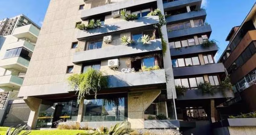 Apartamento amplo com 112 m² privativos, 2 dormitórios, uma suíte e dependência