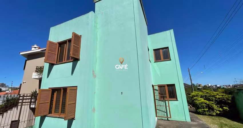 Apartamentos no Bairro Noal, 2 dormitórios, 1 banheiro e 1 box de garagem;
