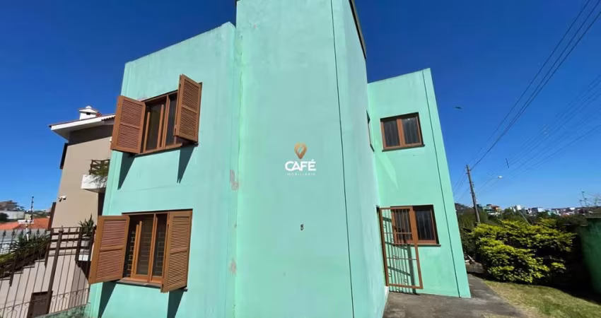 Apartamento no bairro Noal, 2 dormitórios, 1 banheiro e 1 box de garagem;