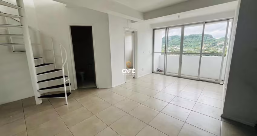 Cobertura, 2 Dormitórios, 2 Banheiro, 1 Vaga, Terraço, Centro