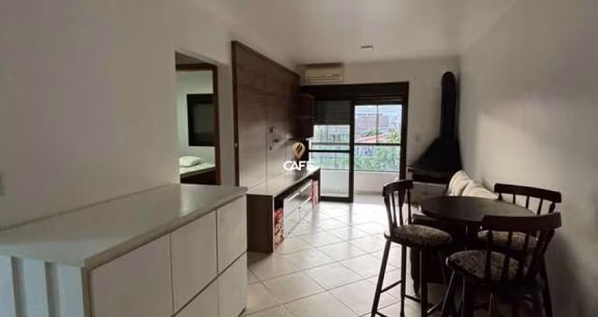Apartamento em Camobi, 1 dormitório, 1 banheiro, 1 vaga, sacada, churrasqueira