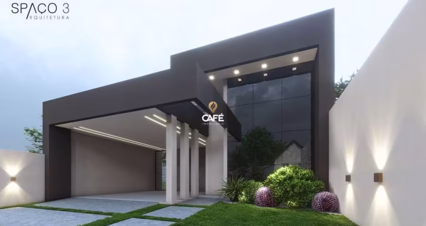 Casa em construção com 159m² privativos — próxima ao Hospital Regional