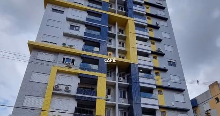Apartamento com 02 dormitórios (01 suíte), sacada integrada, churrasqueira e box