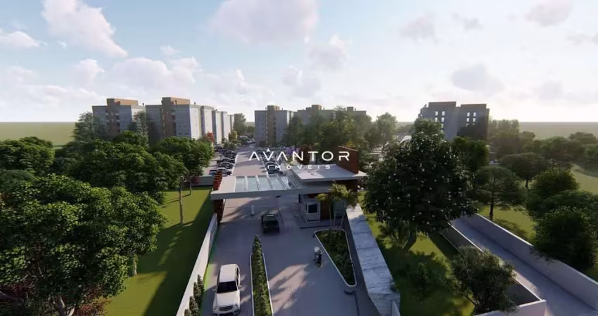 Residencial morada do leste, camobi, apartamentos 2 dormitórios, sacada com chur