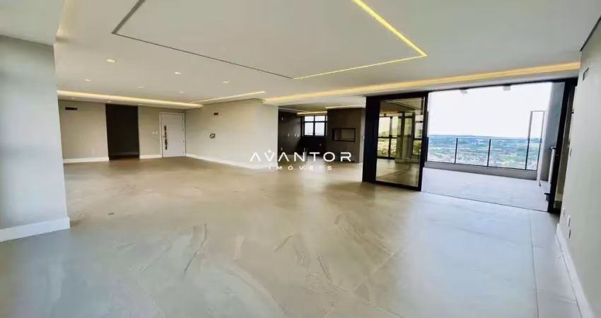 Cobertura, 4 suítes, 5 vagas, piscina, terraço, medianeira