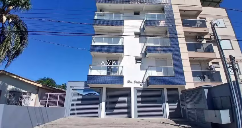 Apartamento em camobi de 2 dormitórios, sala de estar, banheiro social, cozinha,
