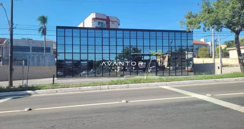 Pavilhão novo com fachada em vidro para locação na avenida walter jobim