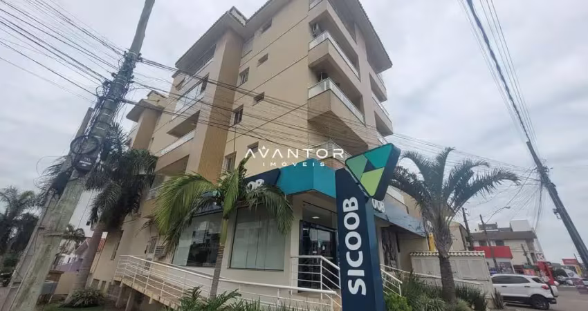 Apartamento de 1 dormitório, com sacada e churrasqueira, em camobi