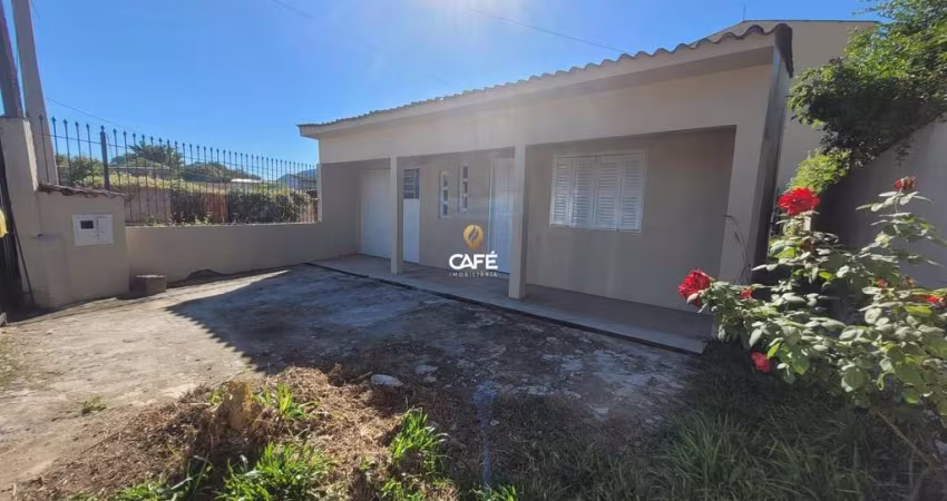 Casa 2 dormitórios, Bairro JK, sala de estar, cozinha, área de serviço, pátio e
