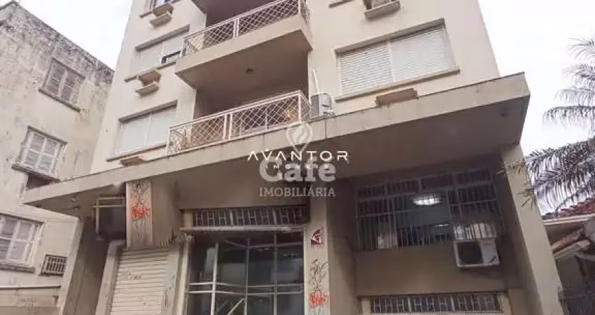 Apartamento no centro de 2 dormitórios, sala de estar, banheiro social, cozinha,