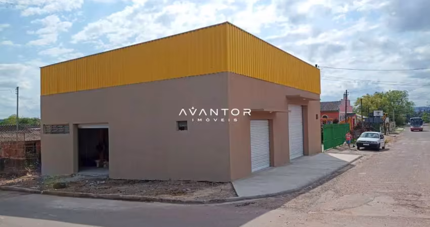 Pavilhão com 224 m², mezanino e banheiro, mais casa de 70 m² com 2 dormitórios e