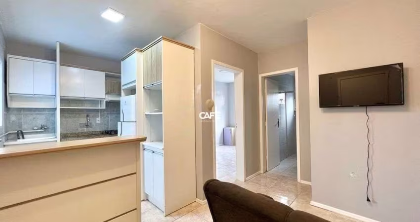 Apartamento, 1 Dormitório, 1 Banheiro, 1 Vaga, Mobiliado, Dores