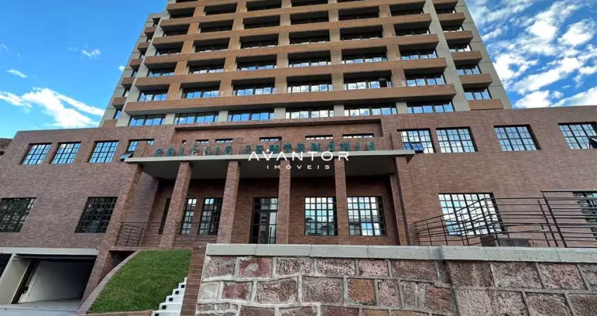Apartamento novo de 1 dormitório, suíte, sala de estar, cozinha, área de serviço