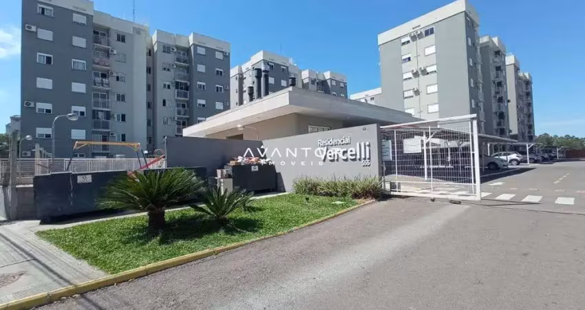 Apartamento térreo de 1 dormitório, sala de estar, banheiro social, cozinha, áre