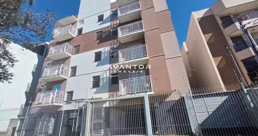 Apartamento de 1 dormitório, sala de estar, banheiro social, cozinha americana e