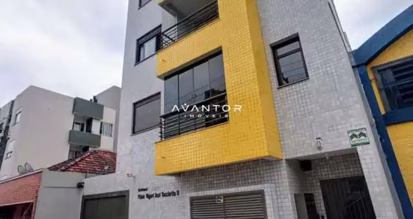 Apartamento mobiliado, de 1 dormitório, com sacada e garagem, no bairro rosário