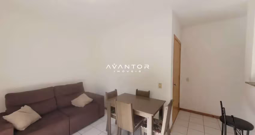 Apartamento de 1 dormitório, sala de estar, banheiro social, cozinha, área de se