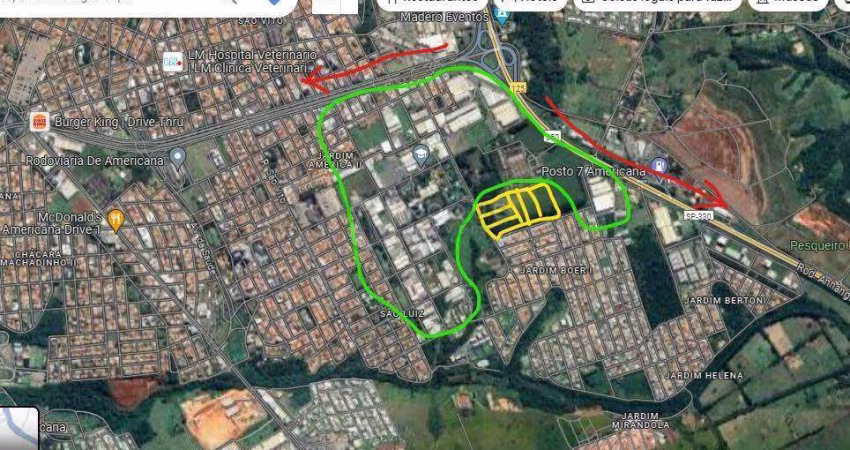 Área a venda em Americana-SP