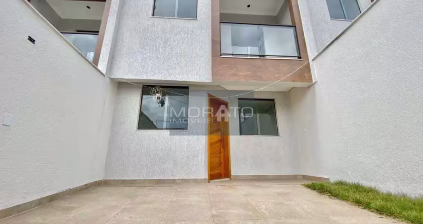 Casa Geminada 3 Quartos, 1 Suíte, 2 Vagas de Garagem, Bairro Santa Amélia