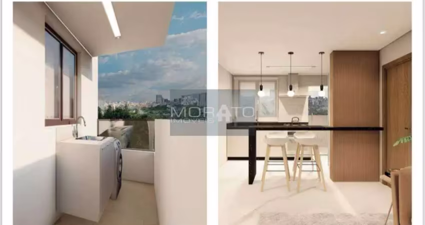 Apartamentos 2 quartos, 1 suíte e 1 vaga de garagem no bairro santa branca