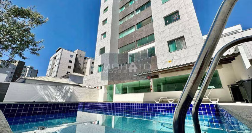 Apartamento 02 quartos com suíte e 02 vagas no Bairro Cabral