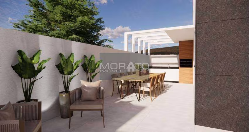 Área Privativa 02 Quartos, Suíte, 1 Vaga de Garagem, Bairro Santa Mônica