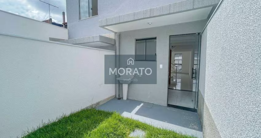 Casa 2 quartos sendo 1 suíte com 1 vaga no bairro São João Batista.