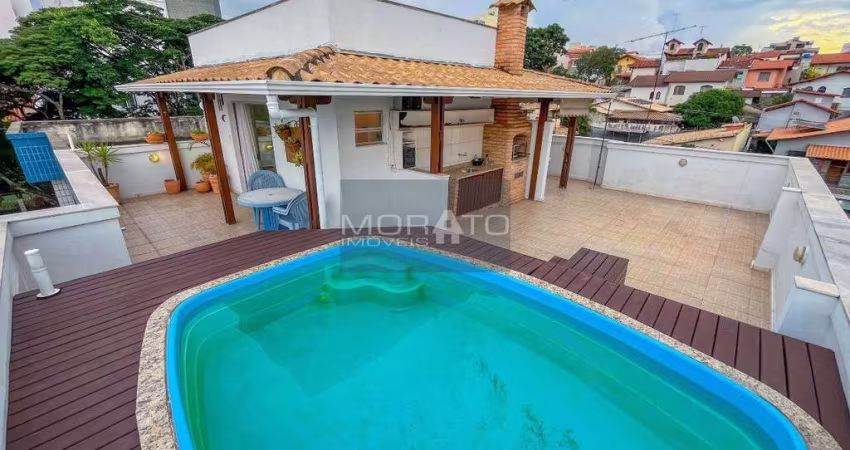 Cobertura 3 quartos 2 vagas com 179 m² No Bairro Santa Rosa-Belo Horizonte