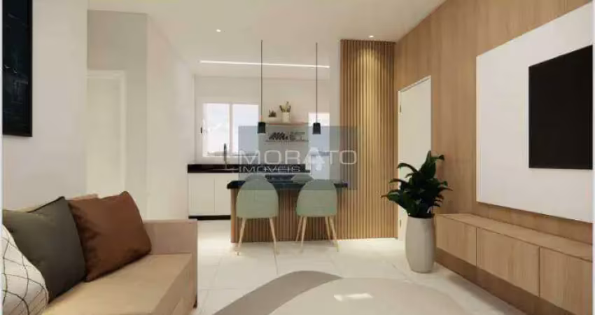 Apartamento na planta com 2 quartos sendo 1 suíte 1 vaga com elevador no bairro santa branca.