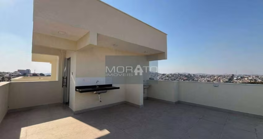 Cobertura 2 quartos e com vista definitiva à venda no bairro São João Batista