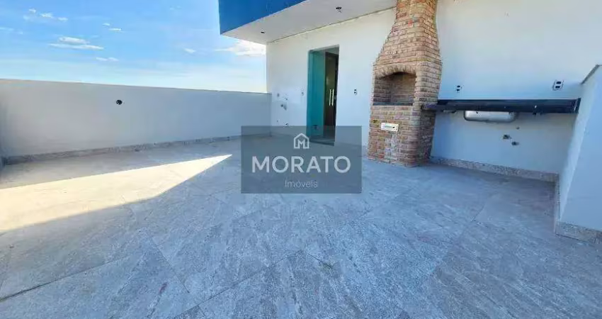 Cobertura 2 quartos, 1 vaga de garagem, no bairro piratininga
