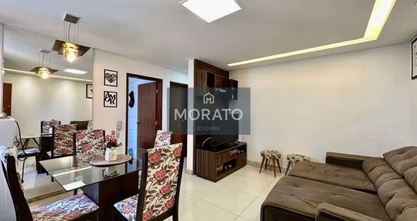 Apartamento 2 quartos, 1 suíte, elevador com 1 vaga no bairro castelo