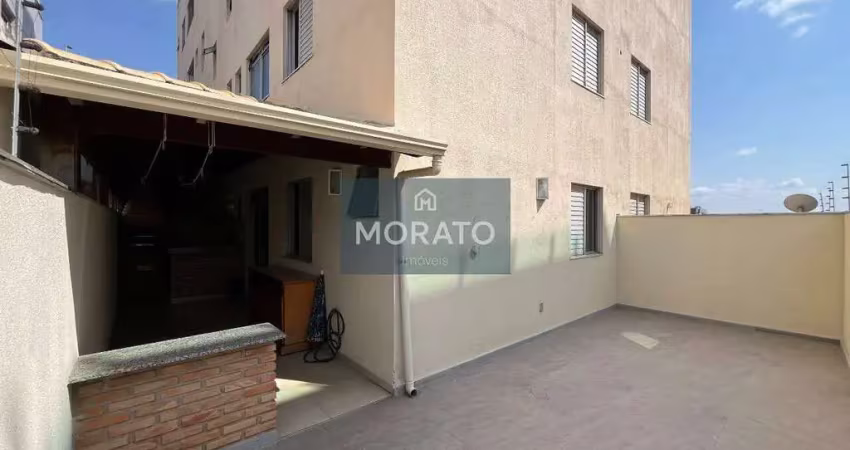 Área privativa com 2 quartos sendo 1 suíte com 2 vagas de garagem no bairro santa rosa.