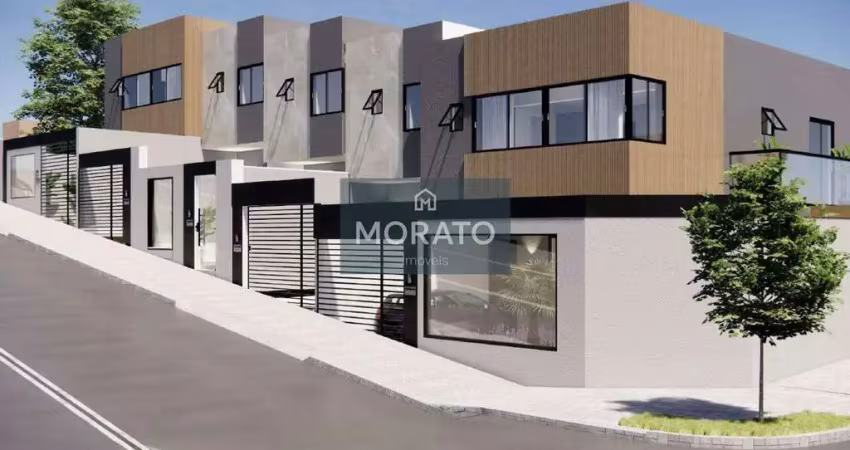 Casas duplex 3 quartos, suíte, closet, varanda no bairro planalto