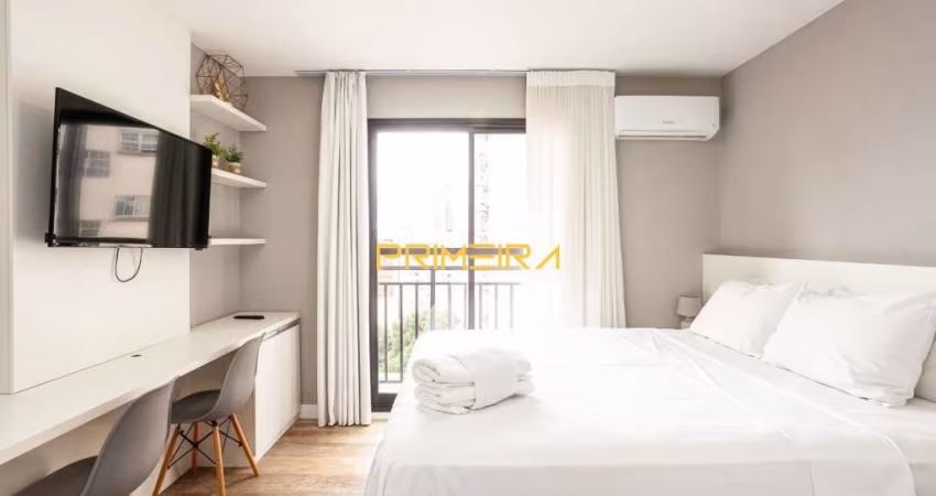 Apartamento Studio totalmente mobiliado no Centro