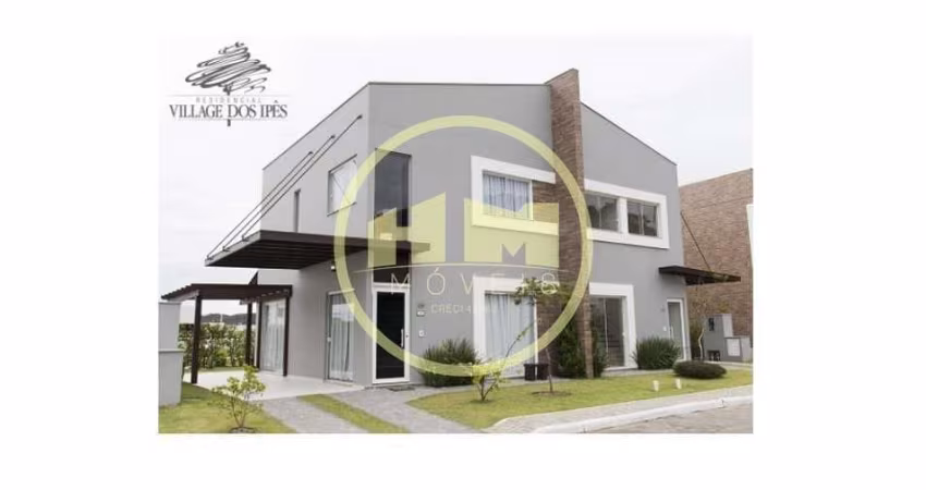 Casa de alto padrão em condomínio fechado com 3 dormitórios à venda!