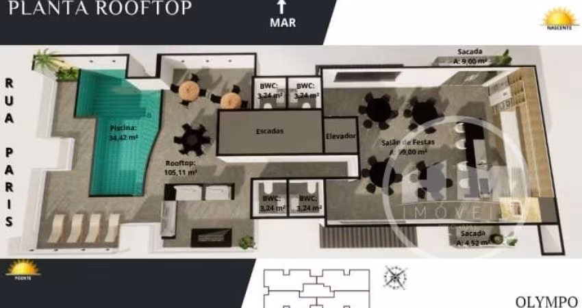 Apartamento com 2 quartos à venda na Rua Paris, 18, Santa Regina, Camboriú