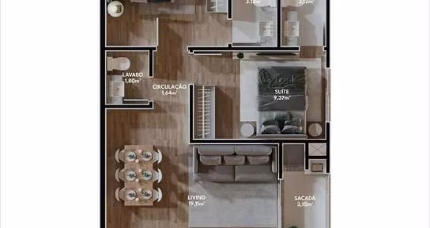 Apartamento com 2 quartos à venda na Rua Anitápolis, Jardim Iate Clube, Balneário Camboriú