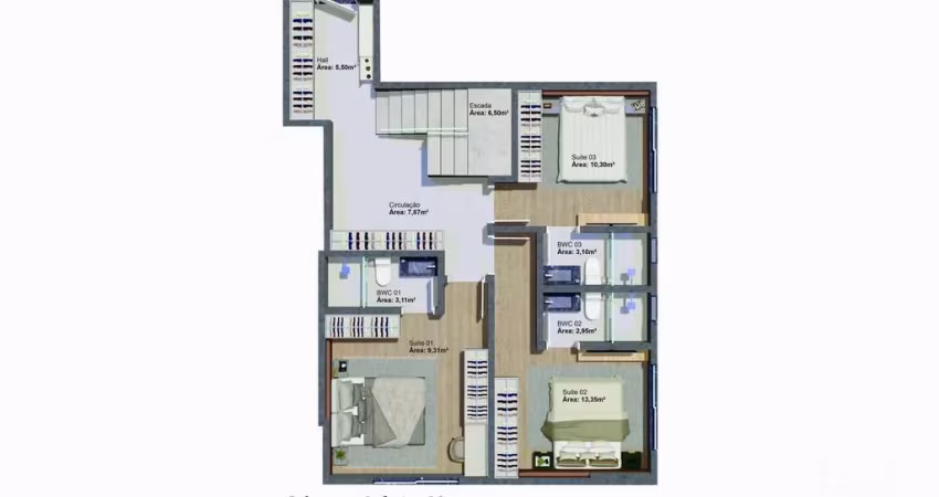 Apartamento com 3 quartos à venda na Rua 901, 300, Centro, Balneário Camboriú