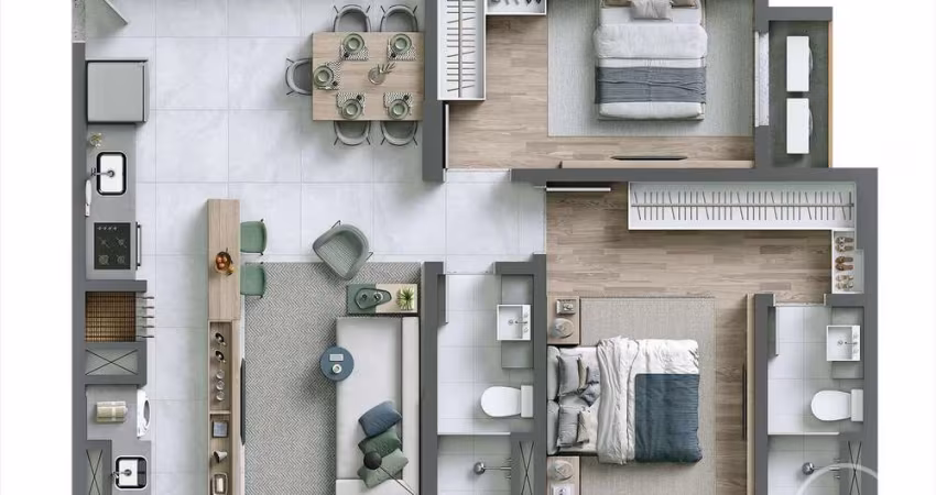 Apartamento com 2 quartos à venda na Rua José Pereira Liberato, 1390, São João, Itajaí