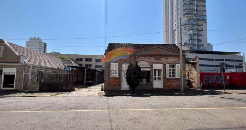 Amplo terreno no Centro de NH, com casa e estacionamento.