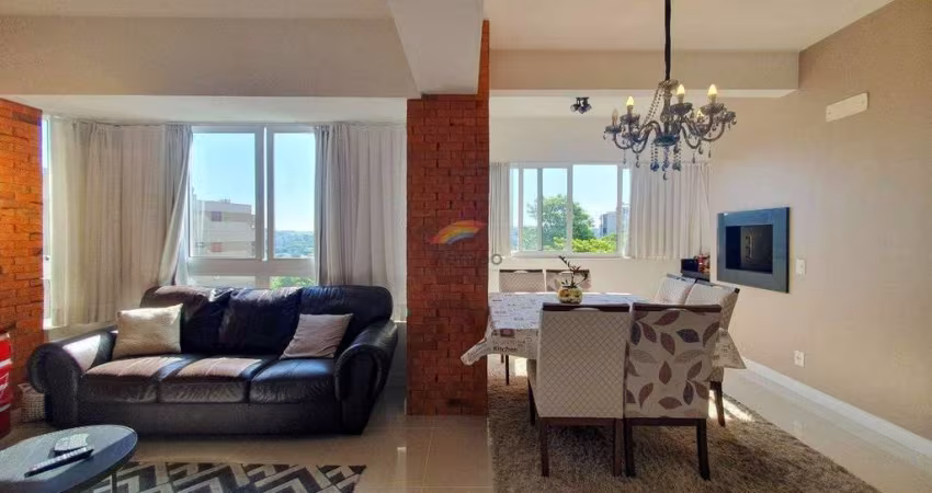 Apartamento mobiliado com 03 dormitórios, sendo 01 suíte e 2 vagas no Guarani - NH