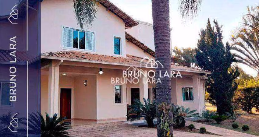 Casa com 5 dormitórios para alugar, 450 m² por R$ 6.925/mês - Condomínio Fazenda Solar - Igarapé/MG