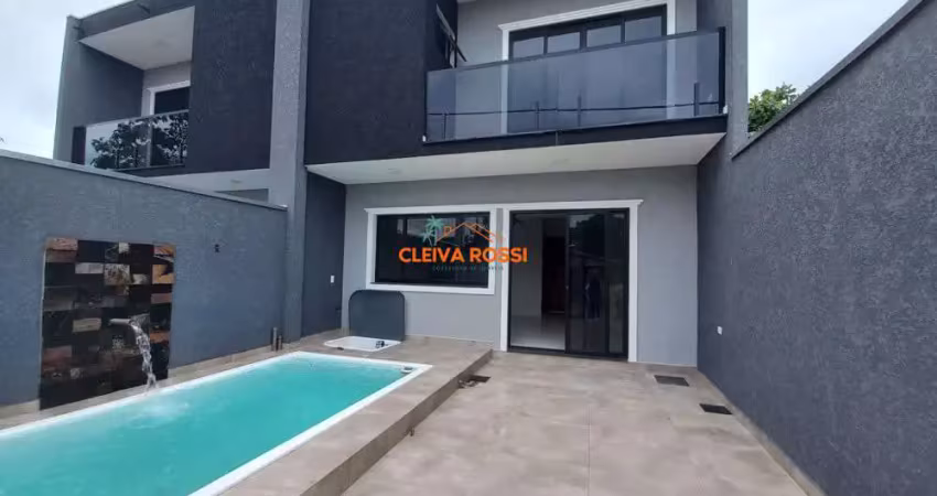 Sobrado com piscina e suíte faixa mar pontal do paraná