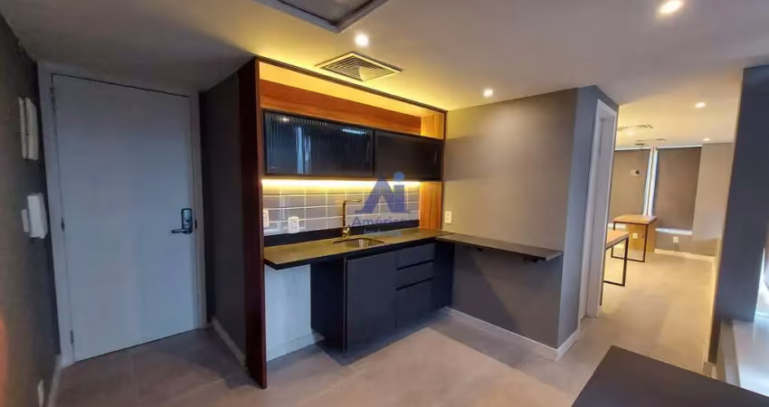 A5 offices - sala para locação mobiliada com projeto de iluminação, recreio dos bandeirantes, rio d