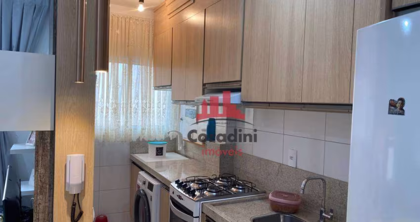 Apartamento com 2 dormitórios à venda, 50 m² por R$ 280.000,00 - Zona Predios Residencial - Nova Odessa/SP
