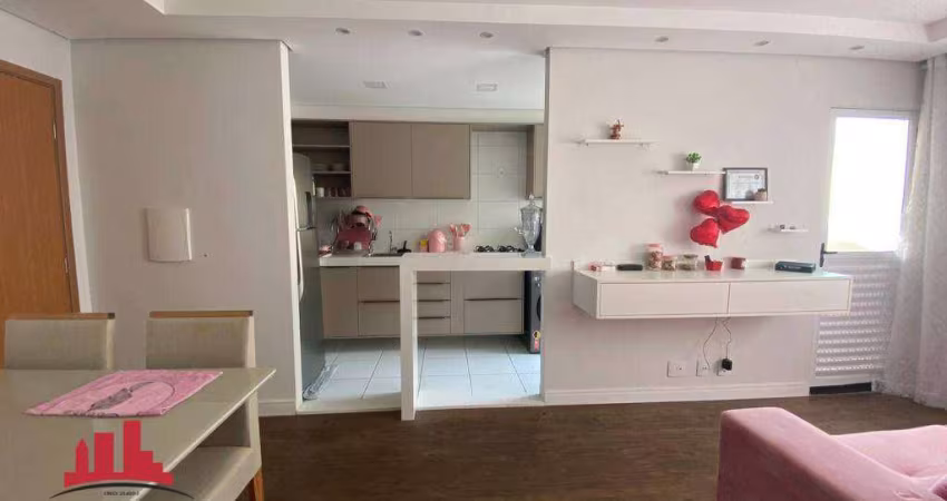 Apartamento com 2 dormitórios à venda, 56 m² por R$ 270.000 - Chácara Santa Antonieta (Nova Veneza) - Sumaré/SP